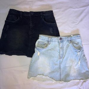 Harlow denim skirts